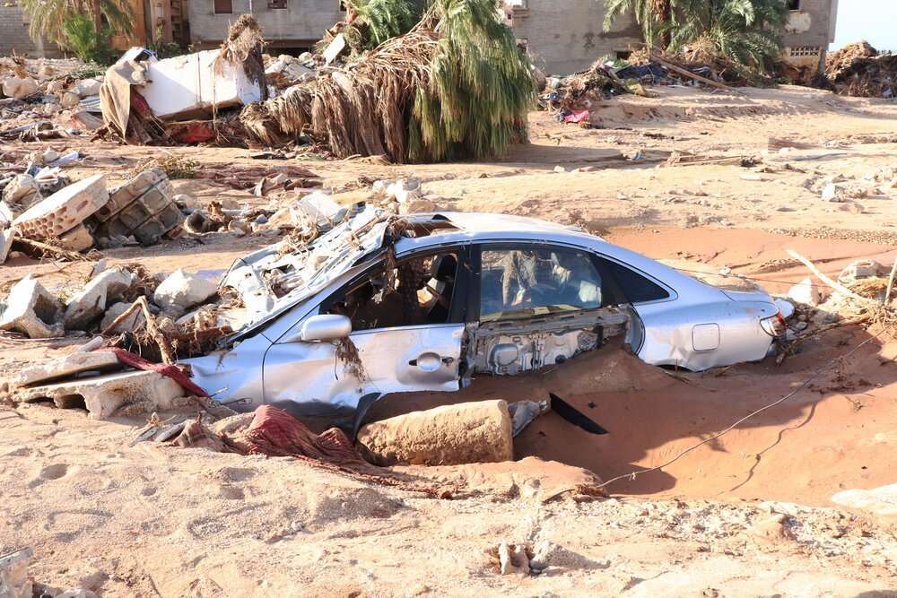 ابعاد خسارات سیل لیبی هنوز نامشخص است