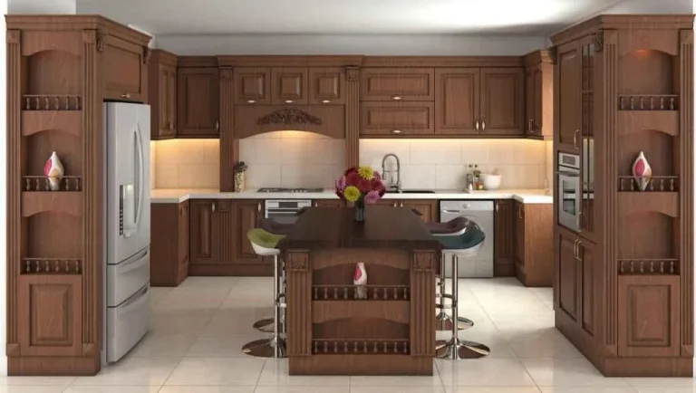 عکس کابینت ممبران قهوه ای