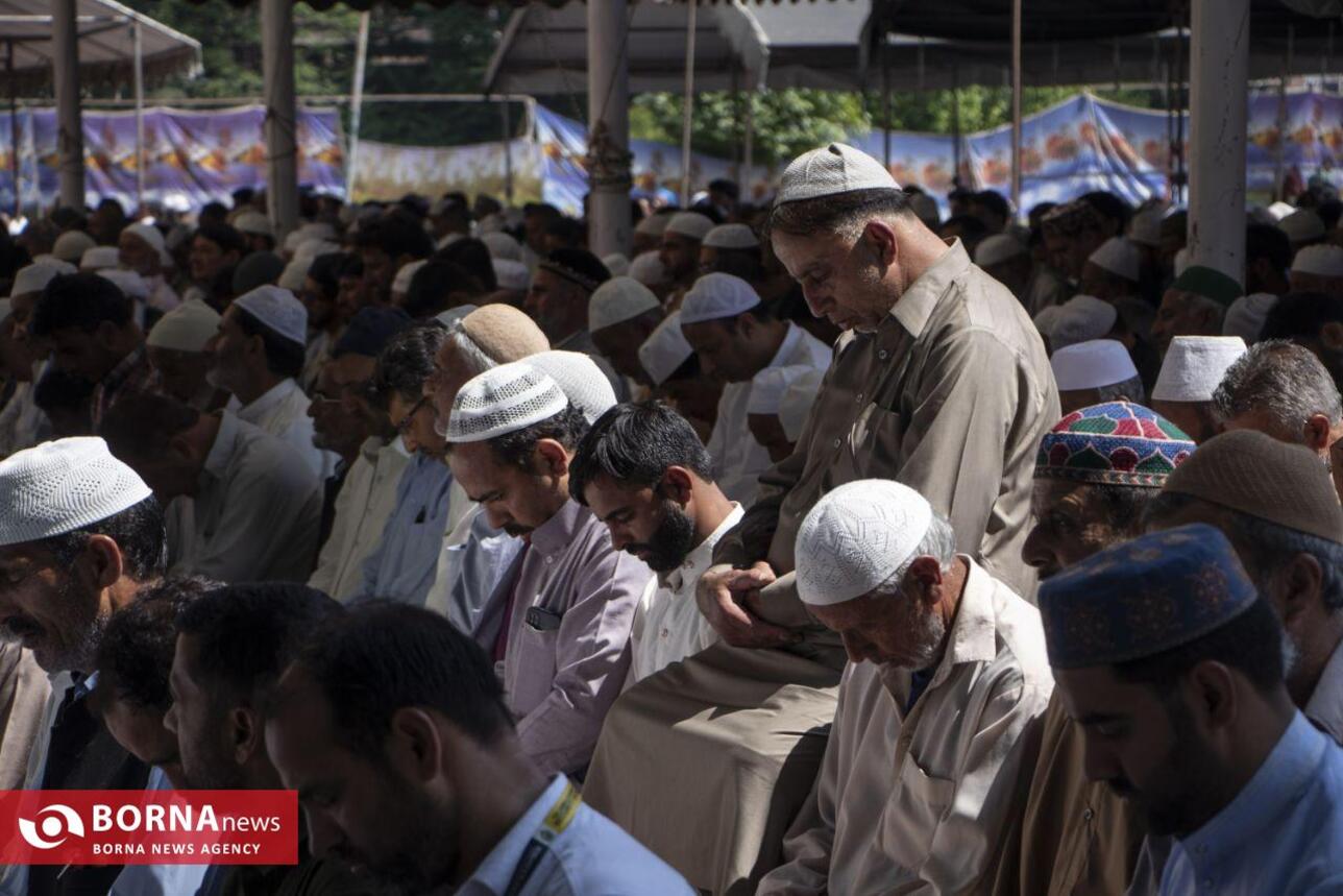 نماز عید قربان در کشمیر هند