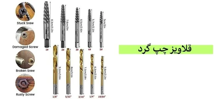 راهنمای جامع خرید و استفاده از قلاویز چپ گرد برای صنایع مختلف