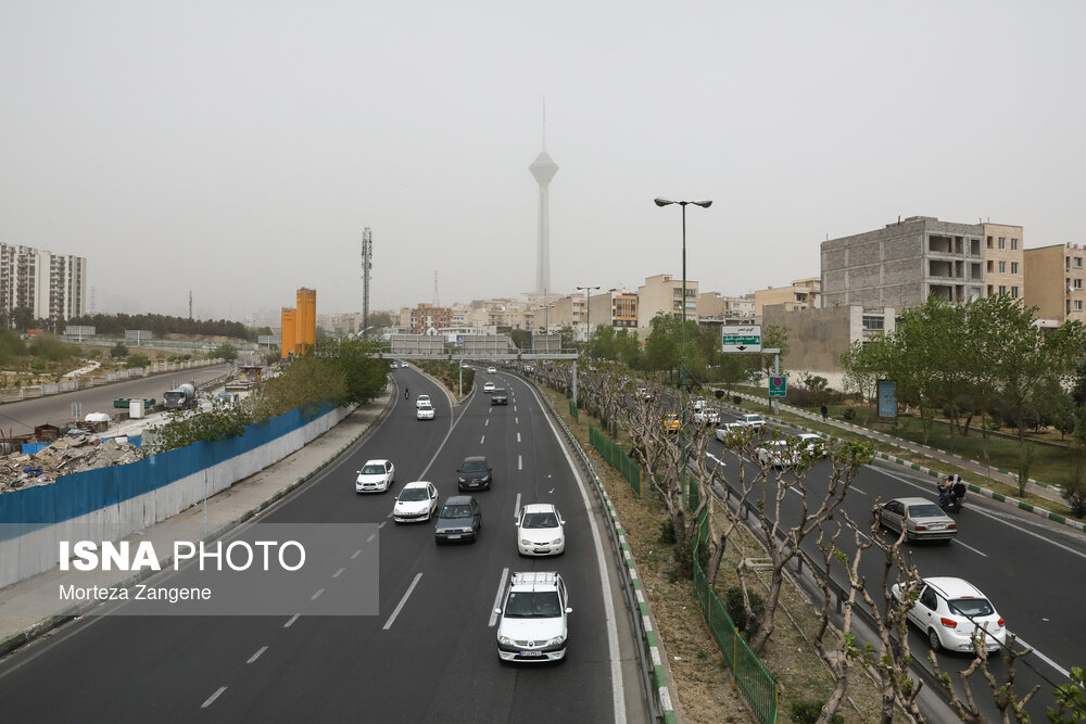 تنفس هوای نامطلوب در تهران برای هفتمین روز پیاپی