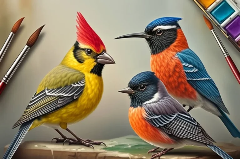 خلاصه کتاب نقاشی پرندگان ۱ | آموزش گام به گام (زهرا محمدپور)