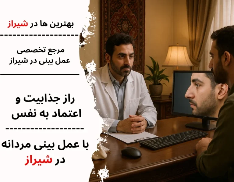 راز جذابیت و اعتماد به نفس با عمل بینی مردانه در شیراز