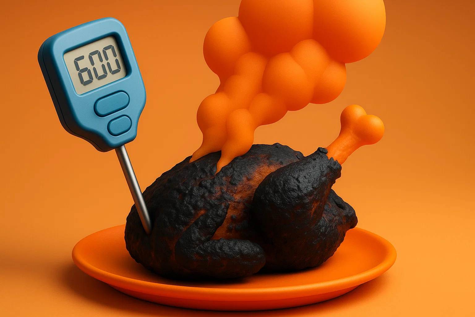 وقتی دمای پخت باعث خراب شدن غذا می‌شود؛ خطای کوچک، نتیجه بزرگ