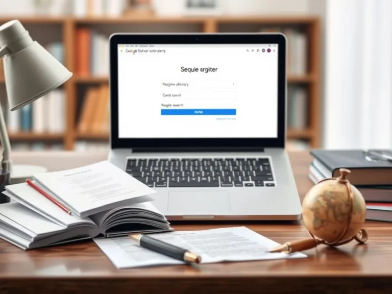 نحوه ثبت نام در گوگل اسکولار